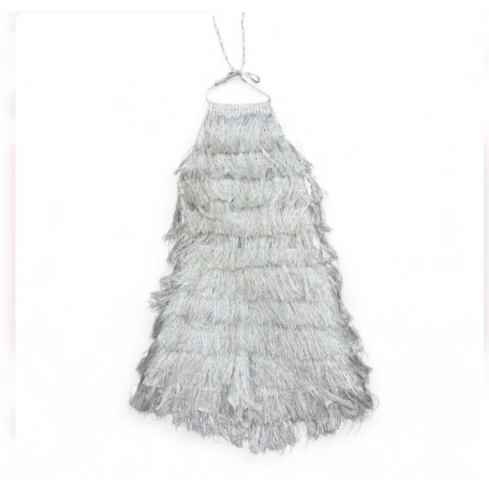 Blithe Romper Womens Size Small Boho Shaggy Fringe Halter Festival Stagecoach